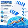 Wasserhängematte mit Kopf- und Nackenstütze, Luftmatratze Produktbild-Vorschau 2