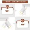 ZMH LED lampa sufitowa 5 płomieni biała lampa sufitowa GU10 Podgląd zdjęcia produktu 3