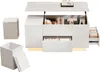 Sweiko 100x50x45cm Couchtisch 4-in-1 höhenverstellbarer Produktbild-Vorschau 10