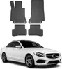 2014-2021 Mercedes C Klasse W205 Fußmatten Gummi Schwarz 4 Produktbild-Vorschau 1