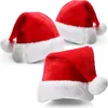com-four® 3x Weihnachtsmütze mit Bommel - X-Mas Produktbild-Vorschau 1