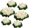 6 Stück Künstliche Seerosen Schwimmende Blumen Schwimmend Produktbild-Vorschau 2