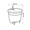 elho 8711904331597, Plastik, Czarny, 9 l, Okrągły, Podgląd zdjęcia produktu 16