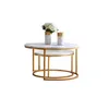 Tiema 2er Set Couchtisch Beistelltisch , Rund 80 x 45 cm & Produktbild-Vorschau 4