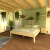 TUGA-Holztech Massivholzbett Einzelbett "Nannerl" 70 220 48 Produktbild-Vorschau 1