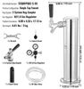 Kegerator-bierstankset, roestvrij staal, dubbele manometer, Productafbeelding-voorbeeld 3