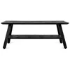 Benoa Berlin 2 Shelf Coffee Table Black 120 cm Produktbild-Vorschau 1