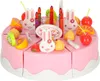 Zabawka Tort urodzinowy 75szt NO.889-19 różowy Podgląd zdjęcia produktu 4