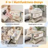 4-in-1 Babybett mit Moskitonetz, höhenverstellbar Produktbild-Vorschau 2
