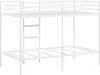 A white metal bunk bed frame without mattresses, shown against a white background. Náhled obrázku produktu