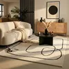 Japandi Teppich - Yori Lines Creme Schwarz Produktbild-Vorschau 2