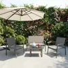 Mondeer Gartenmöbel-Set 4-teilig, Sitzgruppe mit Armlehnen Produktbild-Vorschau 10