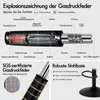 ALFORDSON Barhocker 2er Set, Höhenverstellbare Küchenhocker Produktbild-Vorschau 13