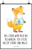 Mr. & Mrs. Panda Bild Fuchs Orthopädisches Korsett DIN A1 - Produktbild-Vorschau 1