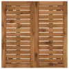 vidaXL Table de jardin, naturelle et noire, 60 x 60,5 x 75 Voir les images du produit 3
