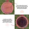 ASH® - Sonnenuntergang - Gartenkamin mit BBQ - Cortenstahl Produktbild-Vorschau 5