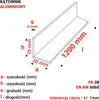 GAL-INDUSTRIAL | Kątownik aluminiowy - 70x20x2mm – 120cm - Podgląd zdjęcia produktu 2