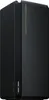 A black Xiaomi Mesh System AX3000 router is shown from a side angle against a black background. Podgląd zdjęcia produktu