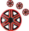 NRM | Radkappen Radzierblenden Action Rot / Schwarz 14" Produktbild-Vorschau 2