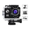 A black action camera in a clear waterproof case, mounted on a bracket, shown against a white background. Anteprima dell’immagine prodotto