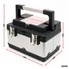 Wiltec Werkzeugkasten 38x27x25 cm aus Edelstahl, Universal Produktbild-Vorschau 2