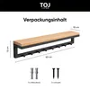 TOJ Living Wandgarderobe mit Ablage 60 cm – Produktbild-Vorschau 4