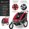 KESSER® Kinderanhänger Fahrradanhänger 360° Drehbar mit Produktbild-Vorschau 2