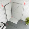 Duschspa 210cm Eckprofil mit Kantenprofil Aluminium Profil Produktbild-Vorschau 4