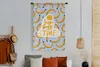 MuchoWow® Wandteppich Wandbehang Sommer - Gelb - Banane Produktbild-Vorschau 4