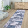TT Home Wohnzimmer Teppich Kurzflor Vintage Geometrisches Produktbild-Vorschau 1