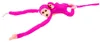 Maskottchen-Plüsch-Affe mit Baby, dunkelrosa, 90 cm Produktbild-Vorschau 3