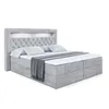 ALTDECOR Boxspringbett mit Matratze (20 cm hoch) und Topper Produktbild-Vorschau 2