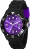 Madison Candy Time Black Line Montre en silicone lilas Voir les images du produit 1