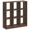 vidaXL Regál na knihy Hnědý dubový vzhled 102x32x108 cm Náhled obrázku produktu 1