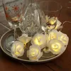 LED Lichterkette Rosen - 10 leuchtende Rosen - Timer - Produktbild-Vorschau 3