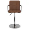 Barhocker dkd-home-decor Stoff Braun 48 x 47 x (71-85,5) cm Produktbild-Vorschau 3