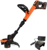 BLACK+DECKER Trimmer 18V de 28 cm, Kit 2Ah, BCST918D1-QW Produktbild-Vorschau 2