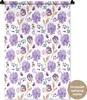 MuchoWow® Wandteppich Wandbehang Blumen - Rosen - Muster Produktbild-Vorschau 1