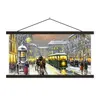 MuchoWow® Textilposter Gemälde - Ölgemälde - Winter - Produktbild-Vorschau 1