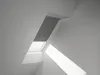VELUX Verdunkelungsrollo uni grau manuell Rahmen aluminium Produktbild-Vorschau 1