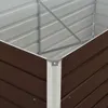 vidaXL Zvýšená posteľ Brown 160 x 80 x 77 cm Pozinkovaná Náhľad obrázku produktu 6