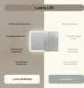 Prostokątne lustro łazienkowe z oświetleniem LED 100x70 cm, Podgląd zdjęcia produktu 7