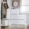 SoBuy scarpiera ribaltabile con 3 sportelli scarpiera Anteprima dell’immagine prodotto 5