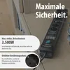 Brennenstuhl 1951160400, 1,8 m, Drinnen, IP20, Schwarz, 6 Produktbild-Vorschau 12