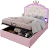 Lit plateforme pour enfant, design princesse avec couronne, Voir les images du produit 16