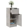 vidaXL Sideboards 2 Stk. Betongrau 30x30x70 cm Produktbild-Vorschau 14
