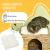 Casetta per gatti in rattan PawHut, cuccia per gatti con Anteprima dell’immagine prodotto 6