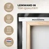MuchoWow® - Leinwandbilder - Löwen - Tiere - Schwarz - Weiß Produktbild-Vorschau 3