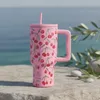 Termohrnček Estia, 900 ml, ružovo-červený, s motívom Náhľad obrázku produktu 2
