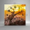 Wanduhr - Quadrat - Glasuhr - Herbst landschaft natur blatt Produktbild-Vorschau 3